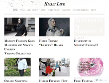 Tablet Screenshot of hijabilife.com